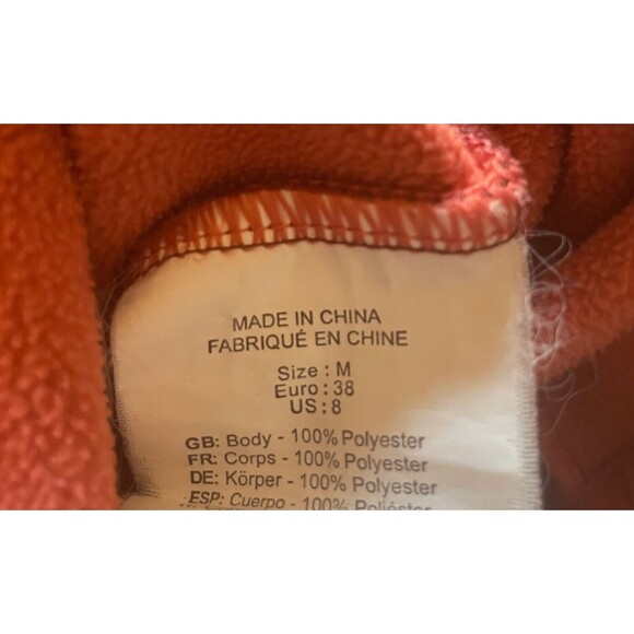 Bench Full Zip Sweater Long Sleeve Mock Neck Hoodie Brown Women's M - MINOR FLAW - Picture 8 of 8